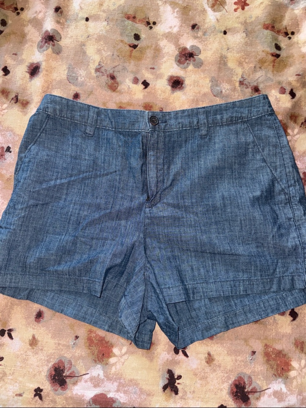 a new day Blue Chambray Bermuda Shorts